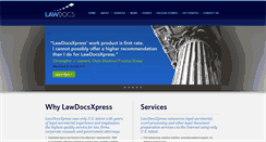 Desktop Screenshot of lawdocsxpress.com